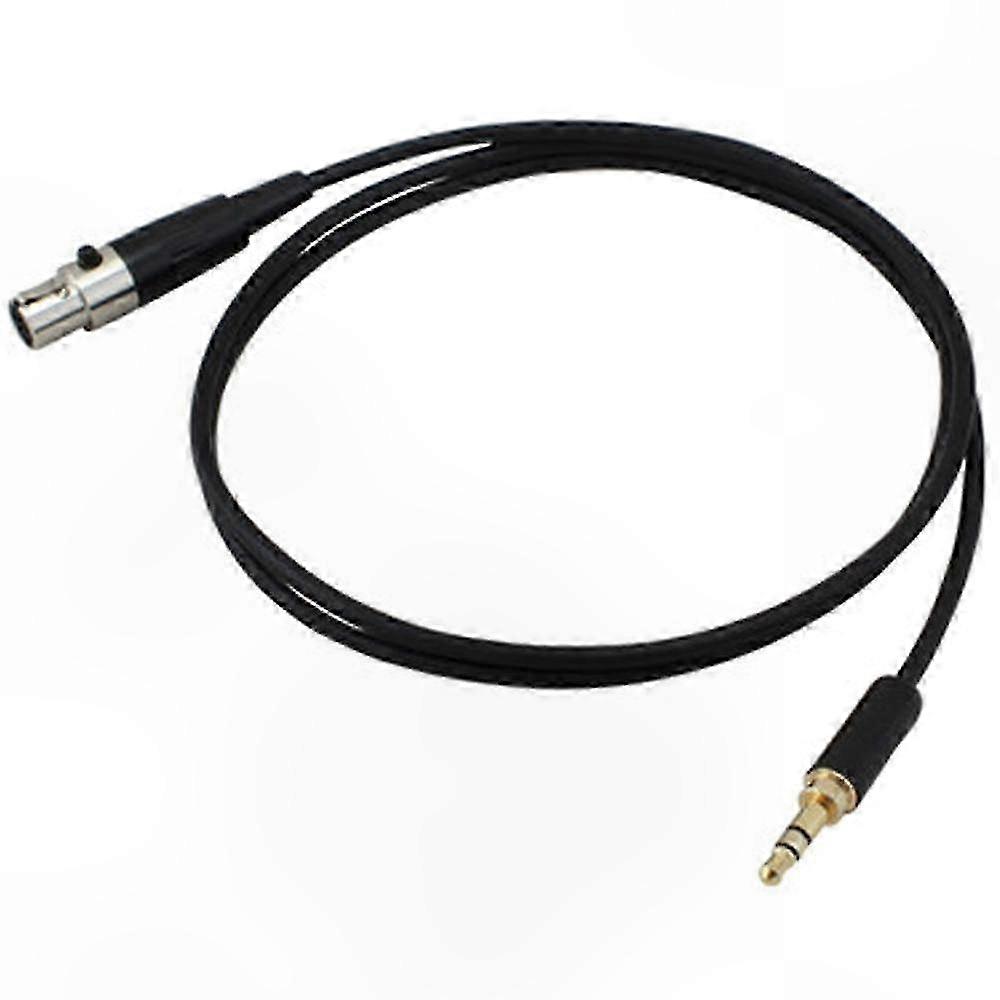 3.5mm to 3-Pin Mini XLR Female Adapter for Microphone Headset Mixer Camera o Connection