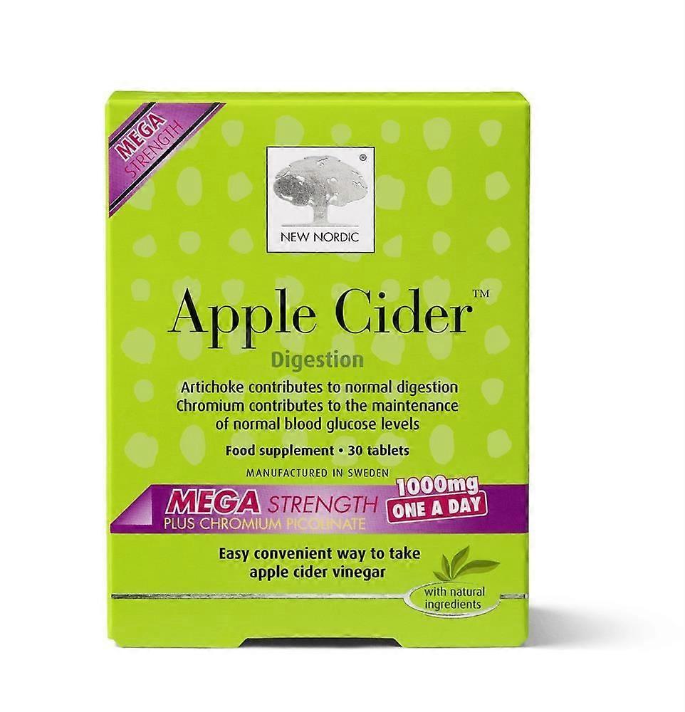 New Nordic Apple Cider Mega Strength OAD 30 Tablets - 4 Pack