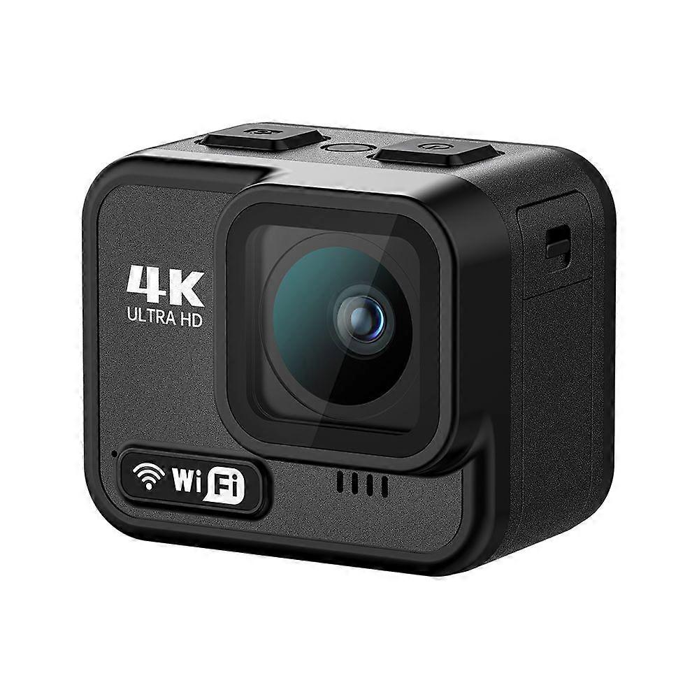 4K Mini Sports Camera WiFi Action Camera with 2.1 Inch Touch Control Screen 170 Wide Angle Lens Anti-Shake 21M Body Waterproof Built-in Battery with M