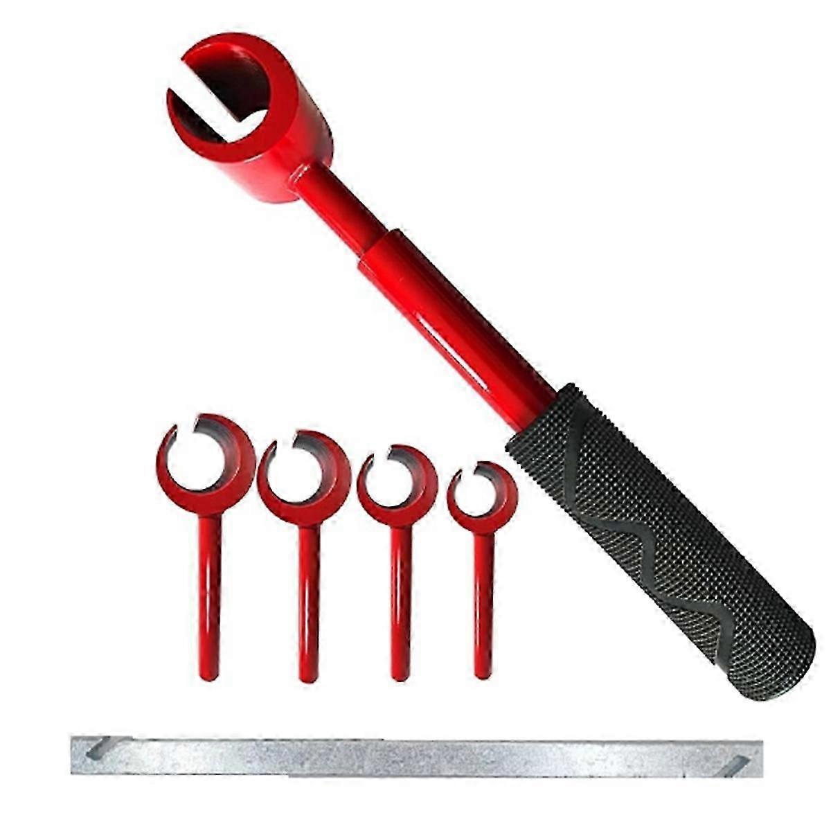 Adjustable Door Hinge Tool Kit for Strike Plate Bending & Alignment - Wrench Set