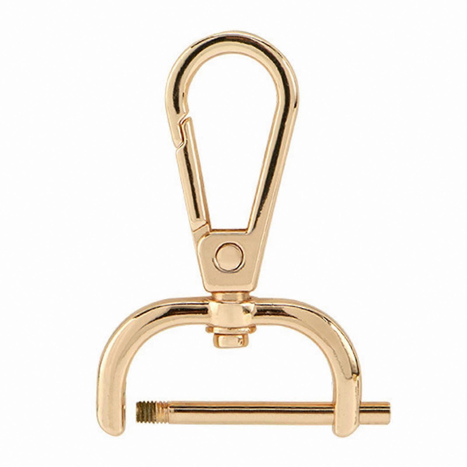 25mm Gold Lobster Clasp Swivel Snap Hooks for DIY Craft Projects Trigger Clip Replacement Parts