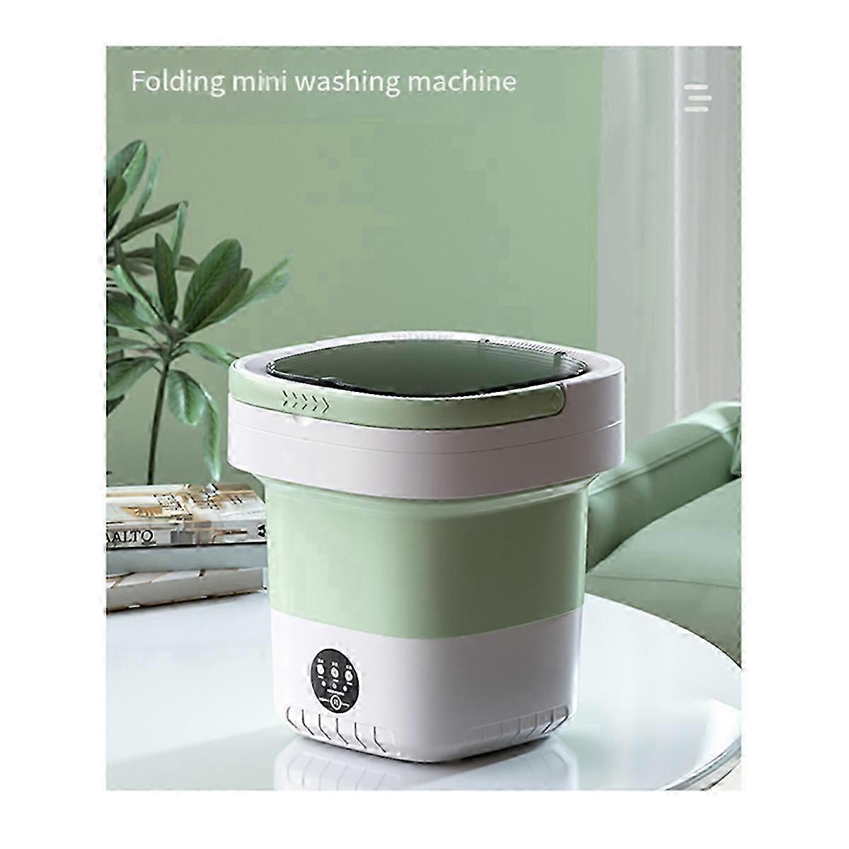 Mini Folding Washing Machine 12L Capacity Automatic Home EU Plug C