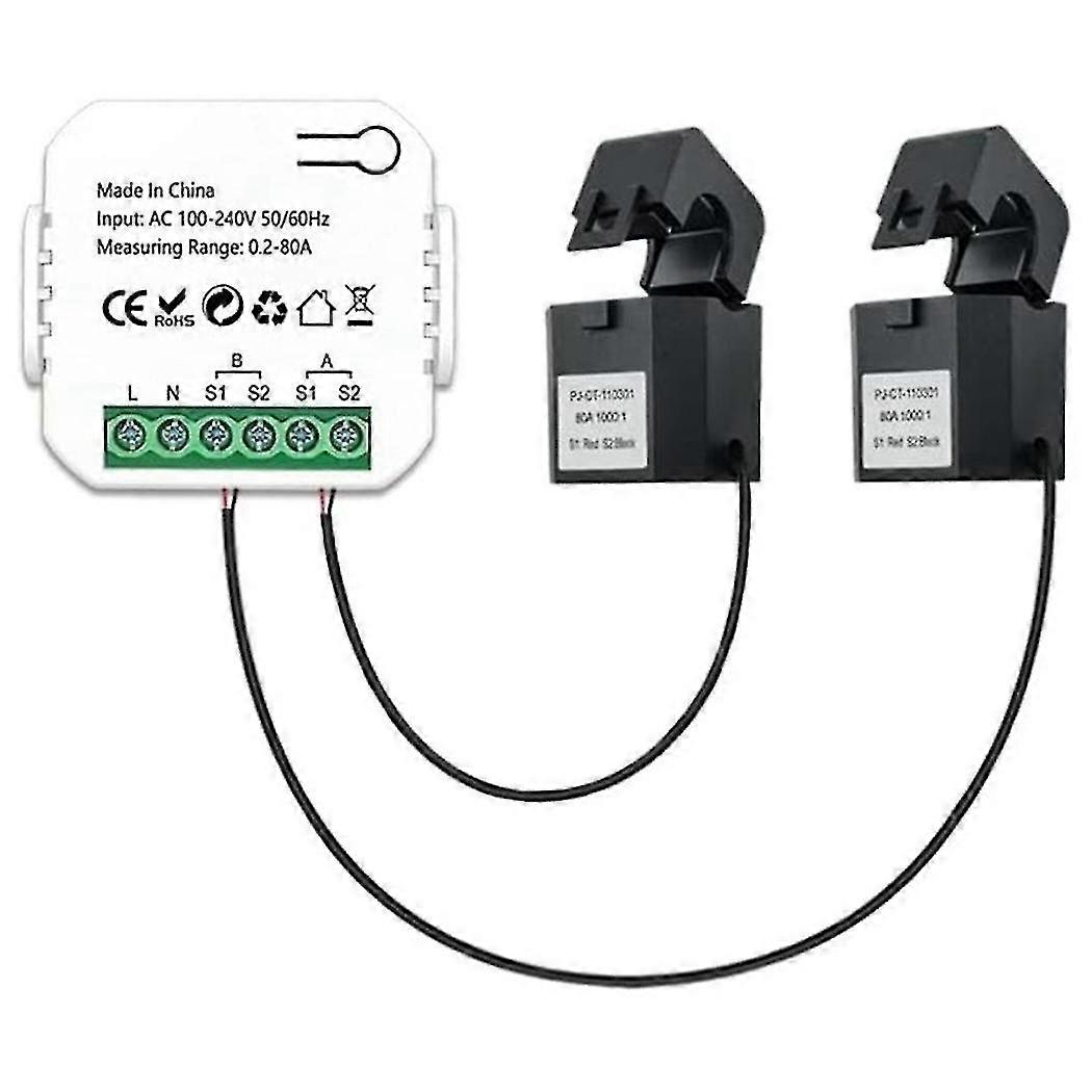 Tuya Wifi Intelligent Energy Meter Solar Pv System Power Production...