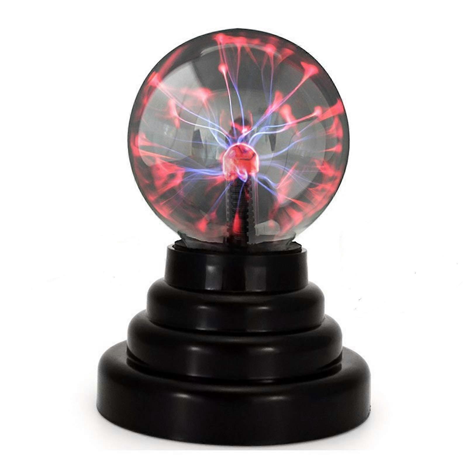 Plasma Ball Lamp Touch Sensitive 3 Inch USB Or Battery Powered Night Light For Parties