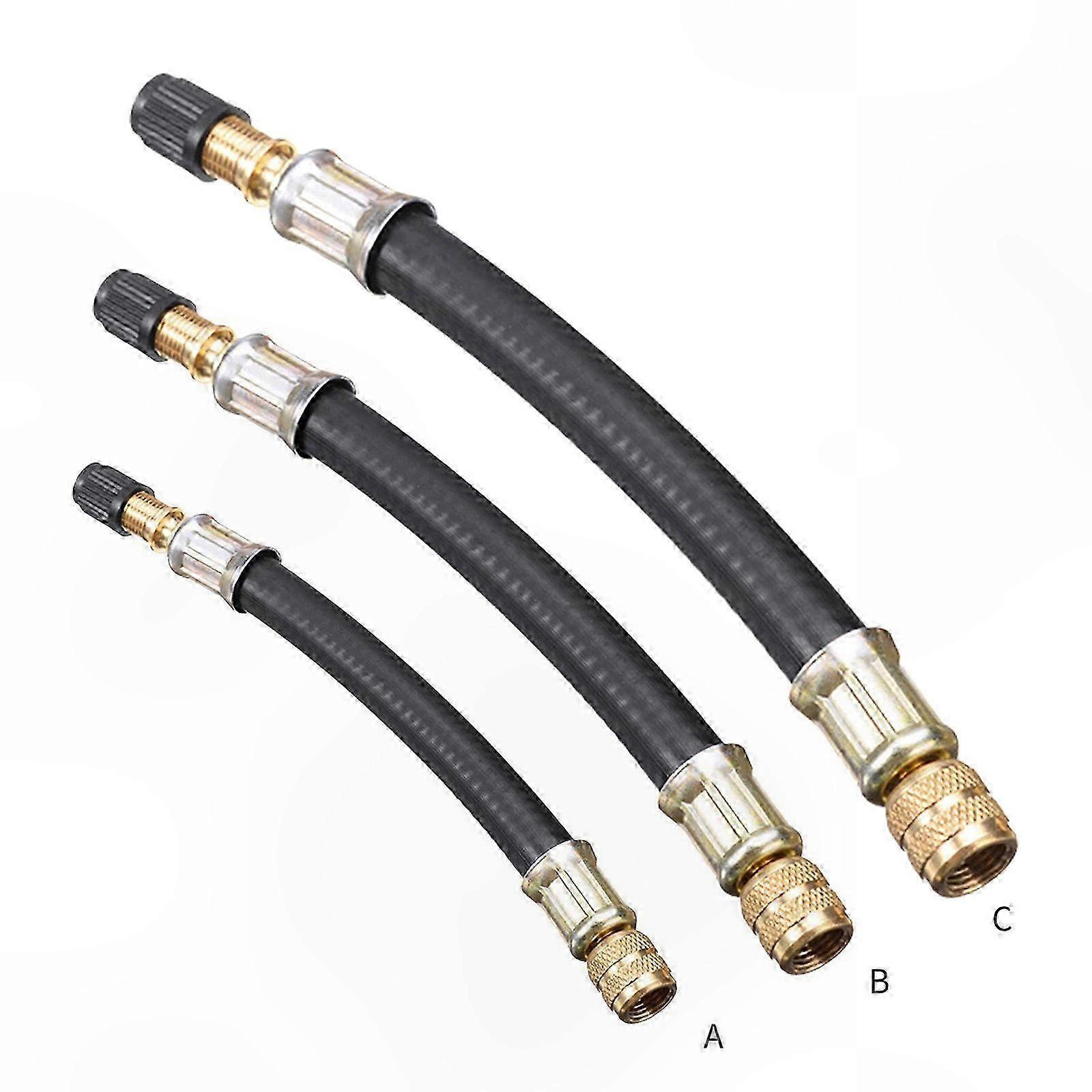 Universal Flexible Tire Valve Extension Adapter for Quick Inflation and Pressure Monitoring