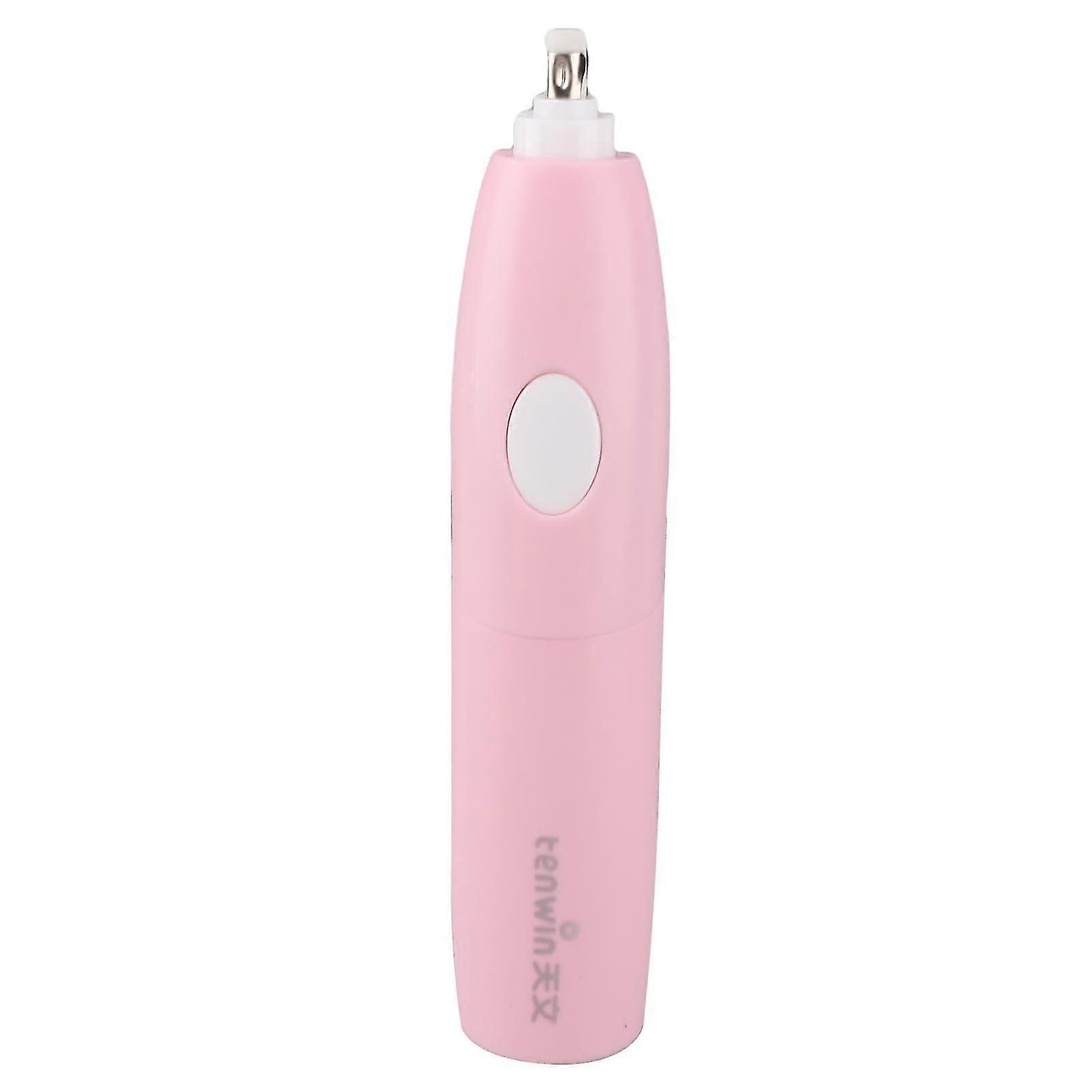 Automatic Electric Battery-Powered Pencil Eraser with 10 Refills (Pink)
