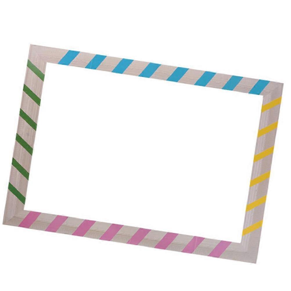 It sounds like you're looking to create or promote **colorful DIY paper photo frames** and **creative photo booth props** for weddings or costume