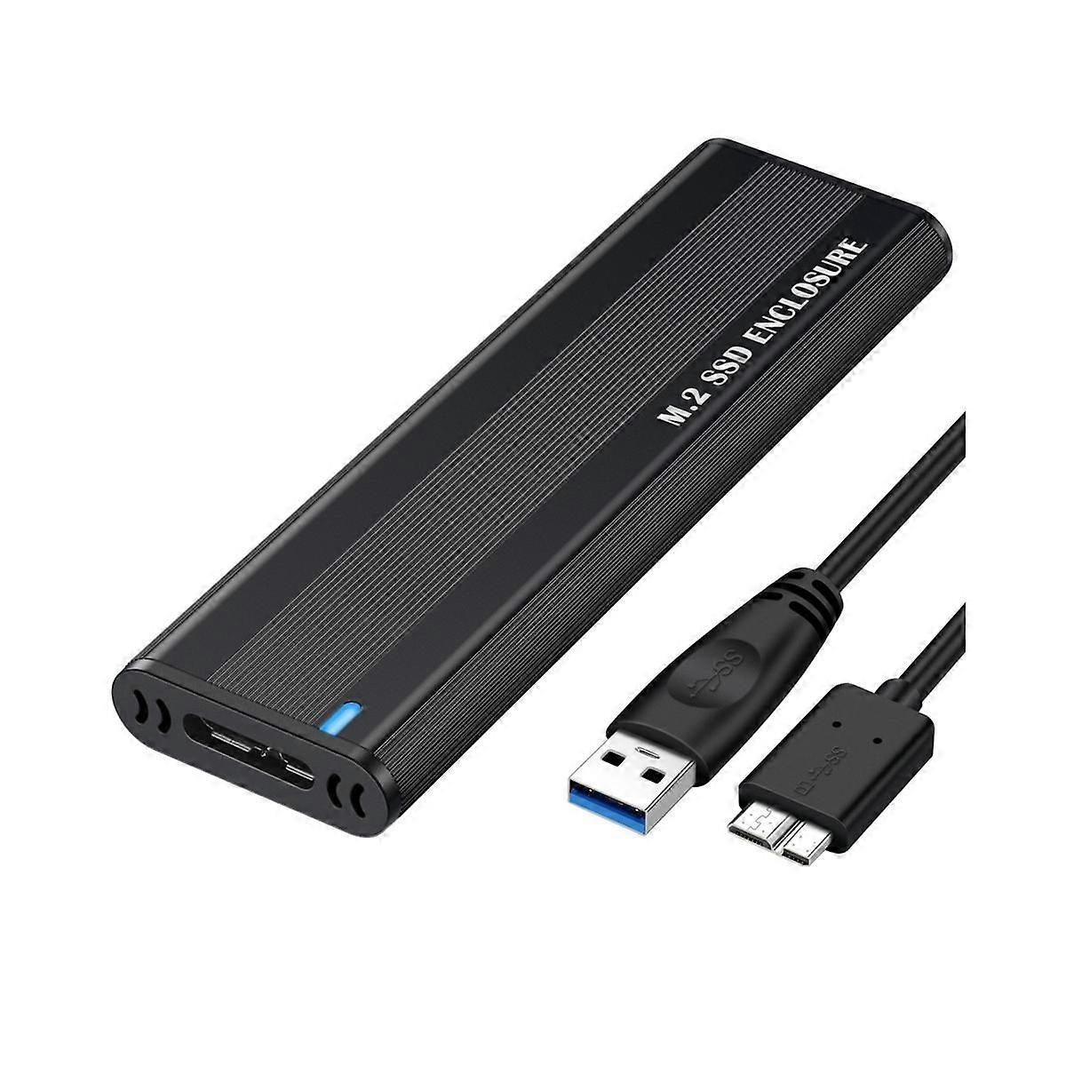 M2 SSD Case NGFF 5Gbps SATA Protocol M.2 to USB 3.1 Gen1 SSD Adapter for NGFF SATA SSD Disk Box M.2