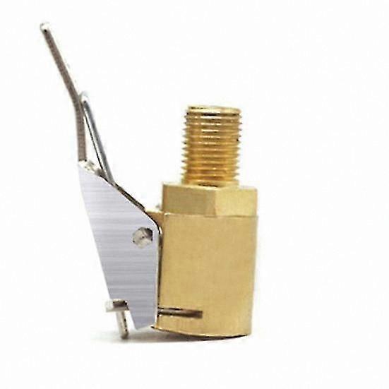 Durable Copper Tire Inflation Tool with Quick Connector and Clip for High Flow Air Chuck