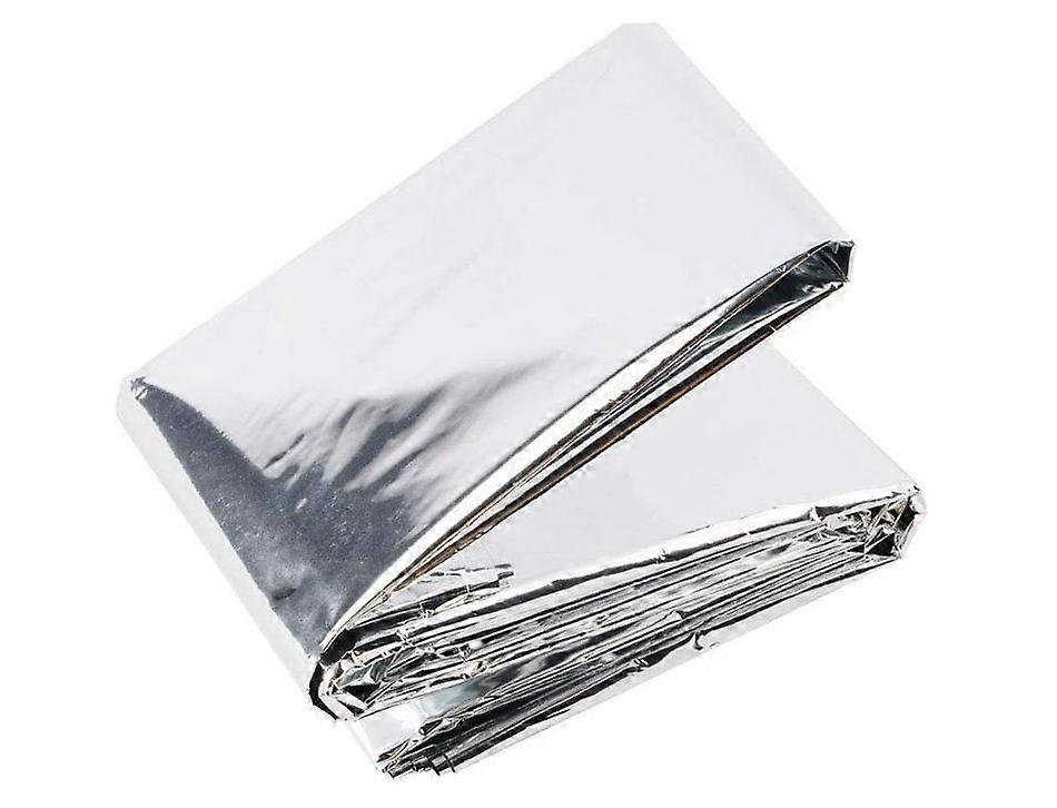 Emergency Foil Camping Blanket Hiking First Aid(Silver)