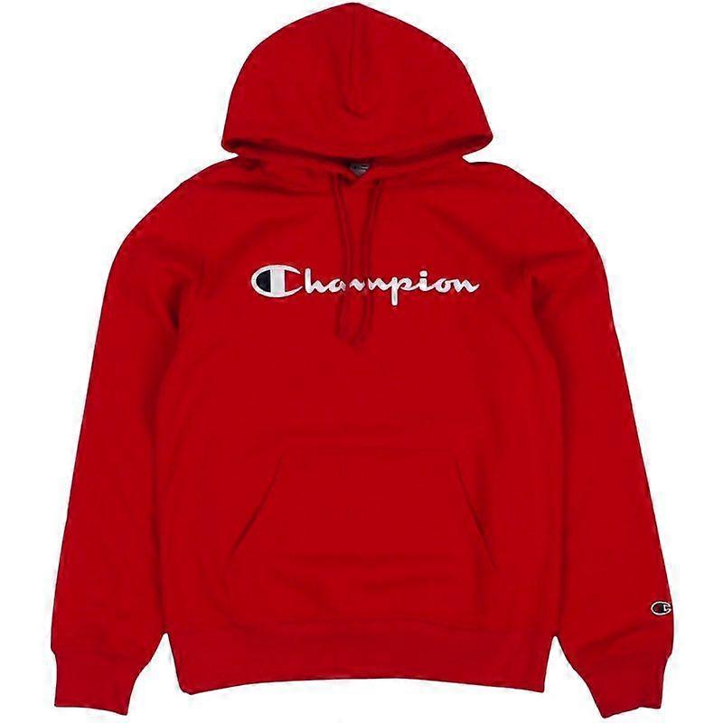 Champion Heren Script Logo Hoodie