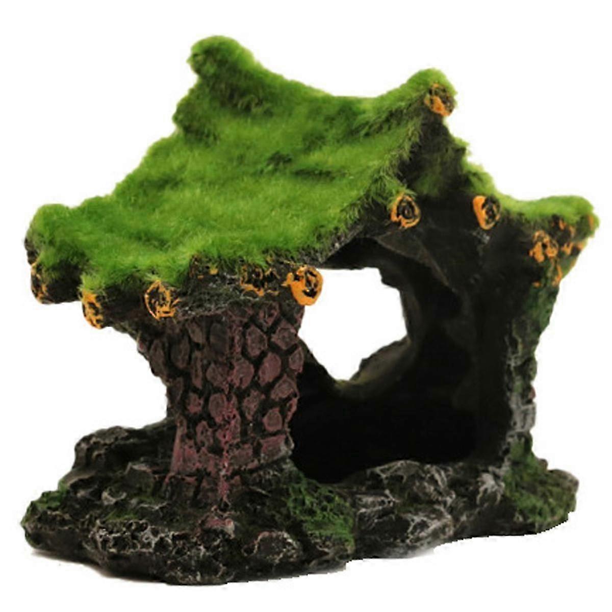 Aquarium Decoration House Resin Hollow Hideout House,cave Ornament