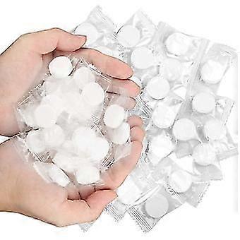 200pcs Compressed Towels Tablets Disposable Compressed Towel Mini Wipes Portable for Travel Camping