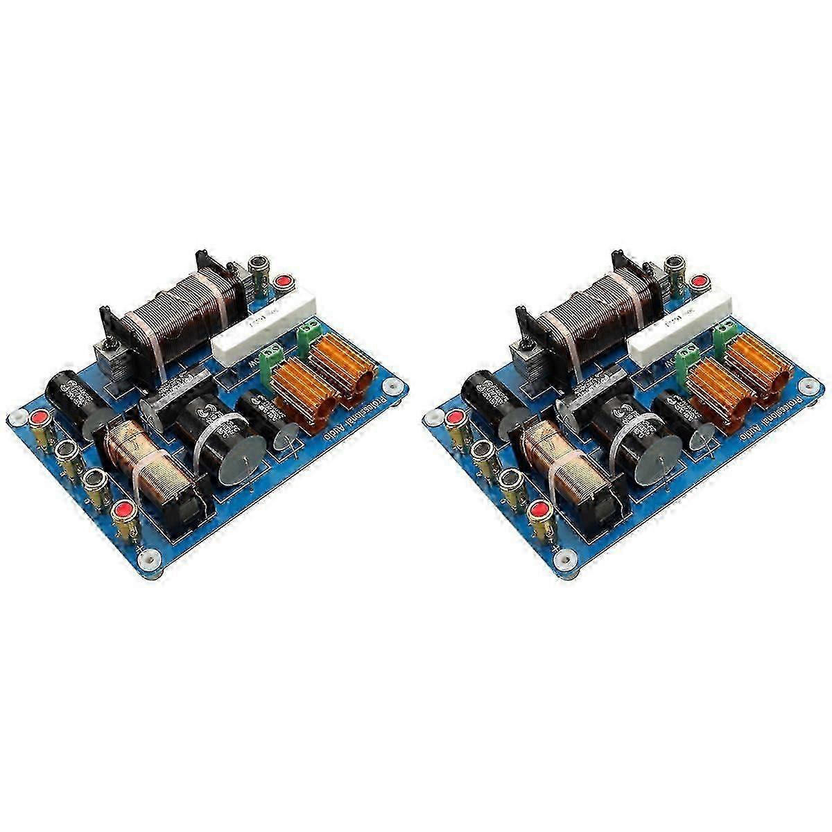 2X Two-Way Speaker Crossover Professional Stage Performance 1500W Frequency Divider for Single 15 In