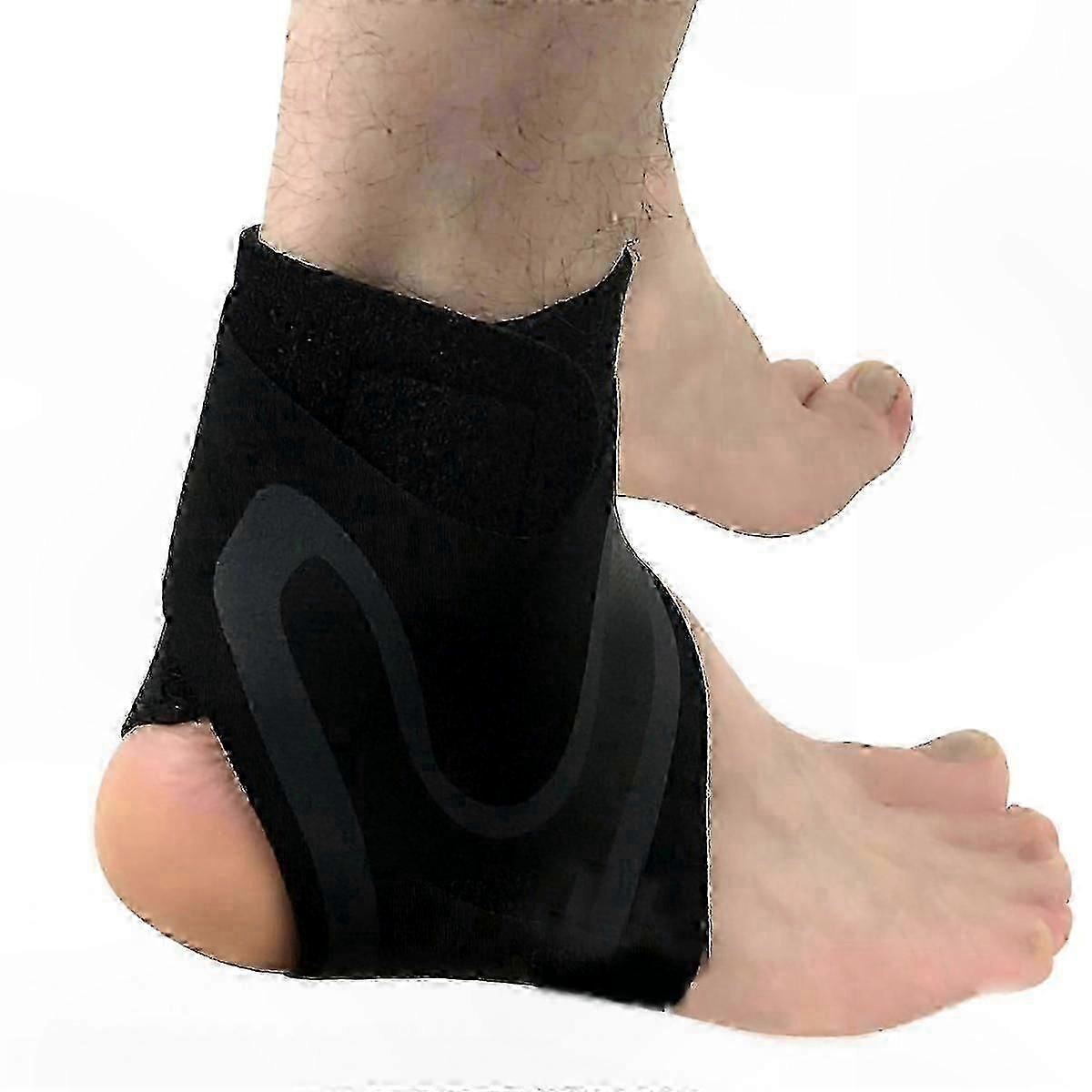 Ankle Stabilizer Wrap for Foot Pain Relief and Recovery Support XL Size Left
