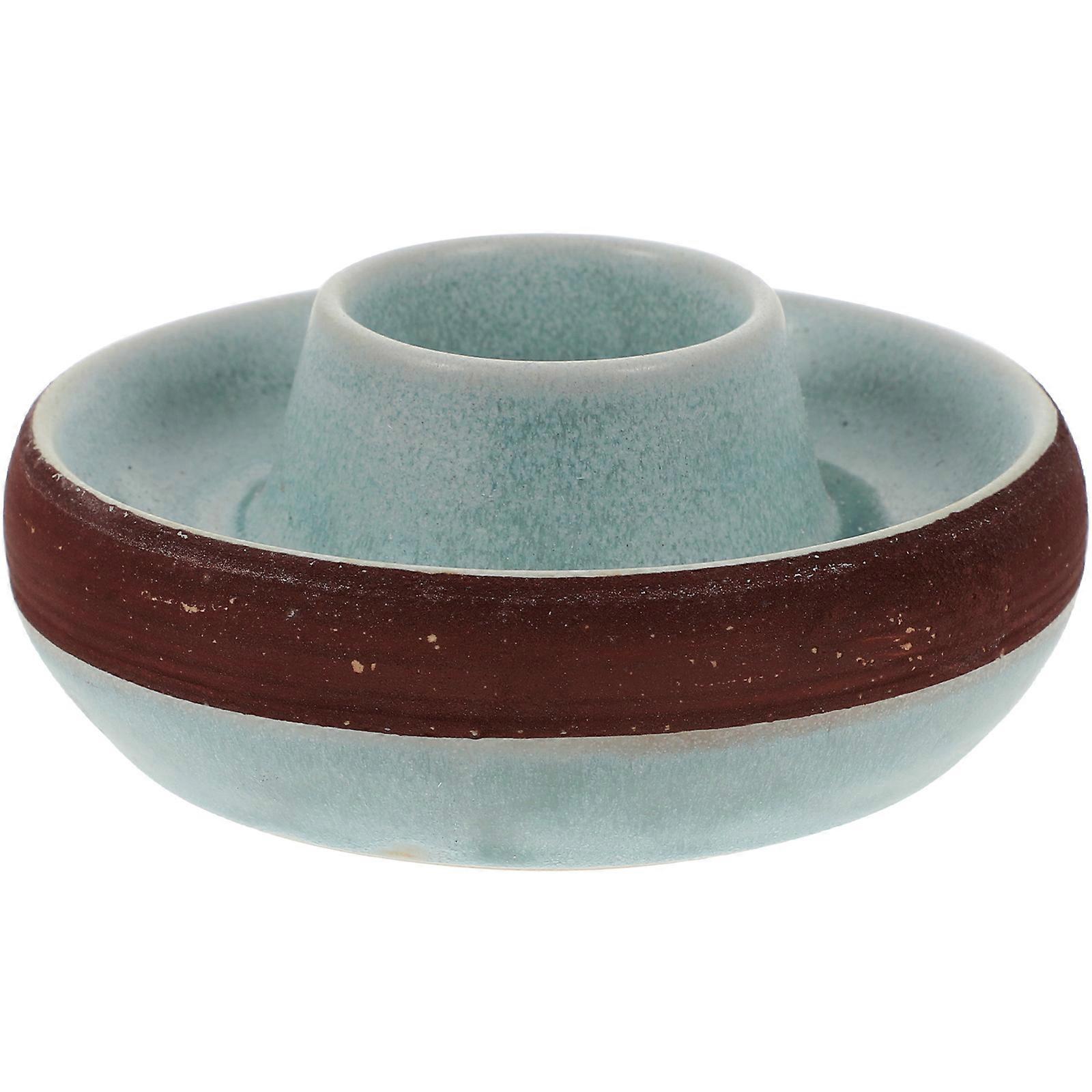 Ceramic Match Holder for Storage 5Pcs Vintage Blue Match Storage Jar