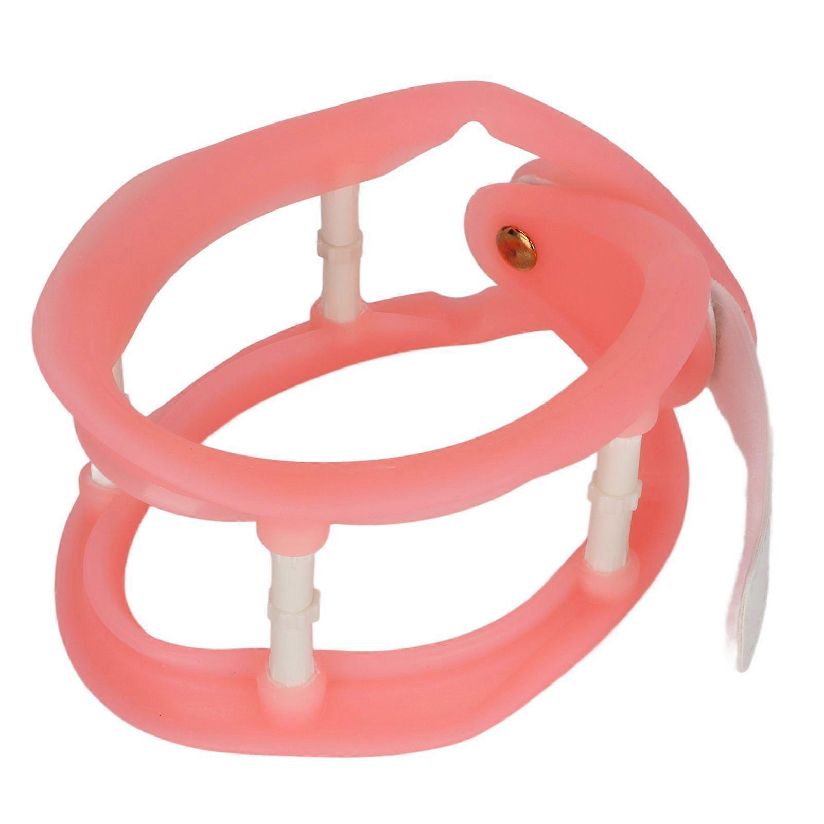Adjustable Silicone Neck Support Brace Prevent Bow Cervical Spine Traction StretcherPink