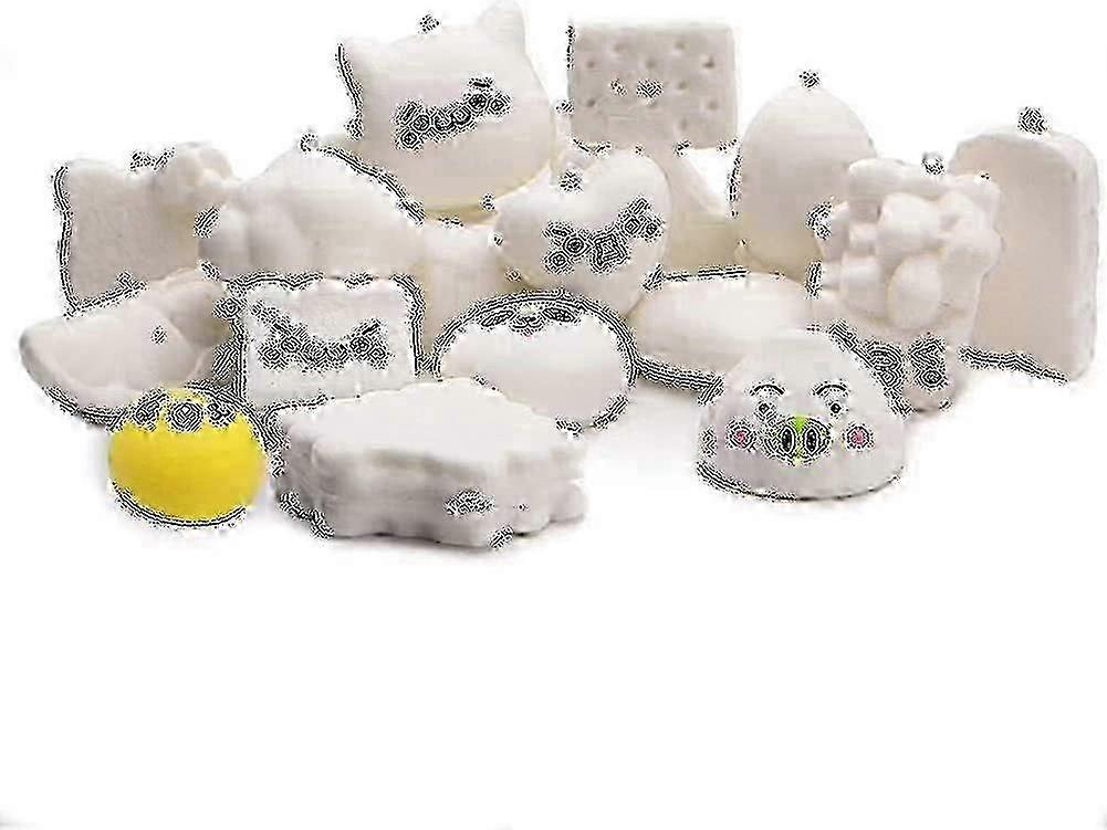 Random 10pcs Diy Squeeze Toys Slow Rising Cream Scented Kawaii Simulation Medium