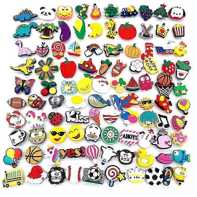 Hoof ornaments with different random patterns PVC hoof ornaments accessories suitable for children and adults bracelets Christmas or birthday gifts