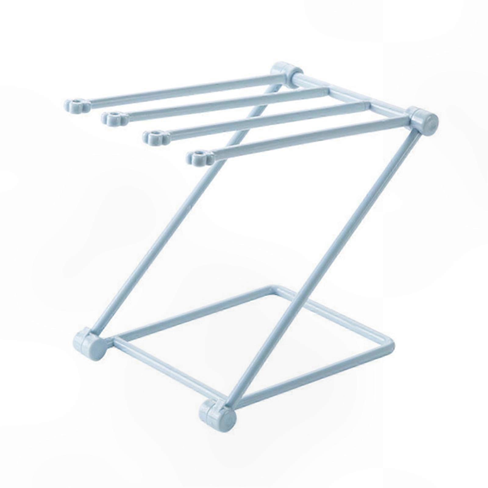 Foldable Laundry Rack Space Saving, Collapsible Clothes Drying Rack for Small Spaces