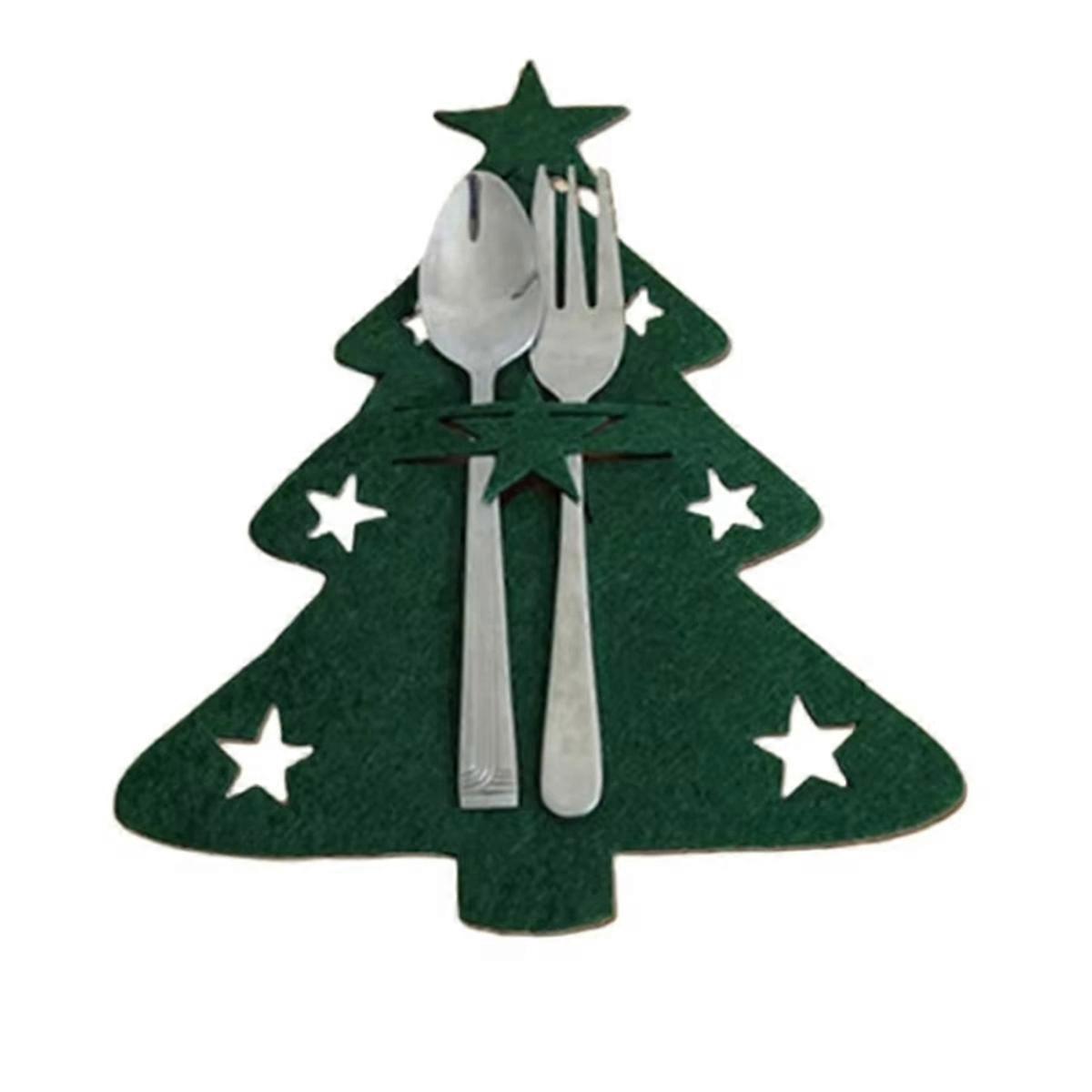 100PCS Organizer Table Decor Knife and Fork Holder Cutlery Bag B