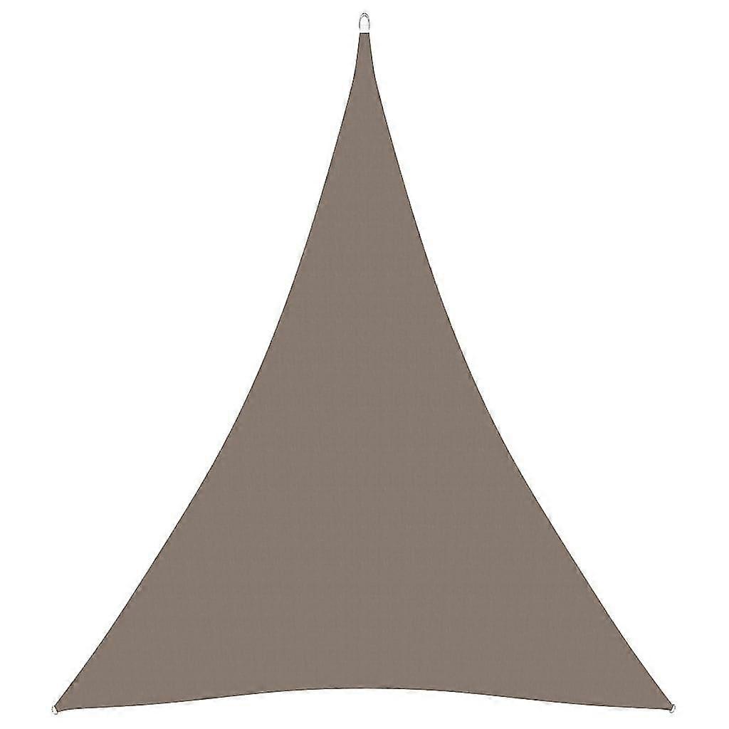 Sunshade Sail Oxford Fabric Triangular 5x7x7 M Taupe