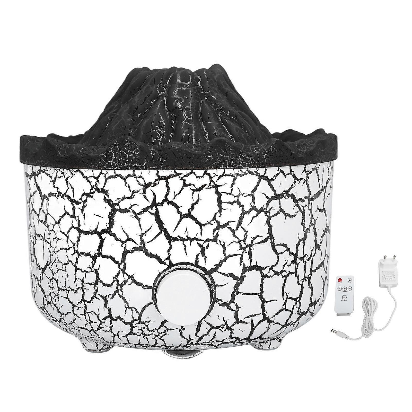 Volcano Diffuser with Remote Control 10W 560ml Tank 100240V 165mAh Aromatherapy Volcano Diffusers for Bedroom White EU Plug