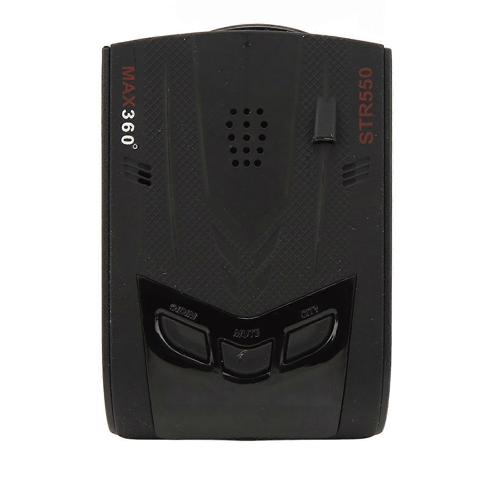 Car Radar Detector 360 Degree Detection Voice Prompt Quick Response 16 Band Speed Tester
