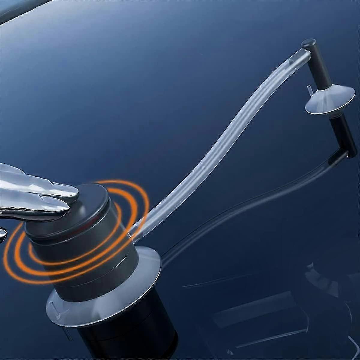 Glass Repair Kit for Windshield Chips and Cracks with Fast-Fix Fluid and Air Pump Tool Set for Car Windscreen Restoration Solution