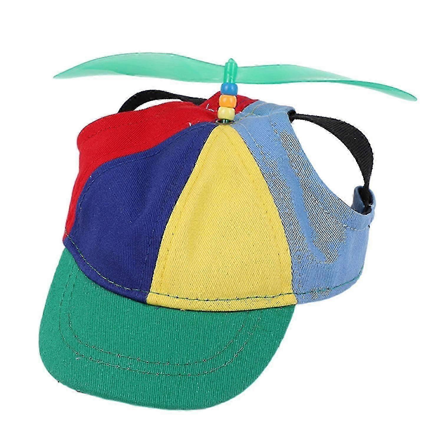 Breathable Summer Colorful Propeller Pet Hat