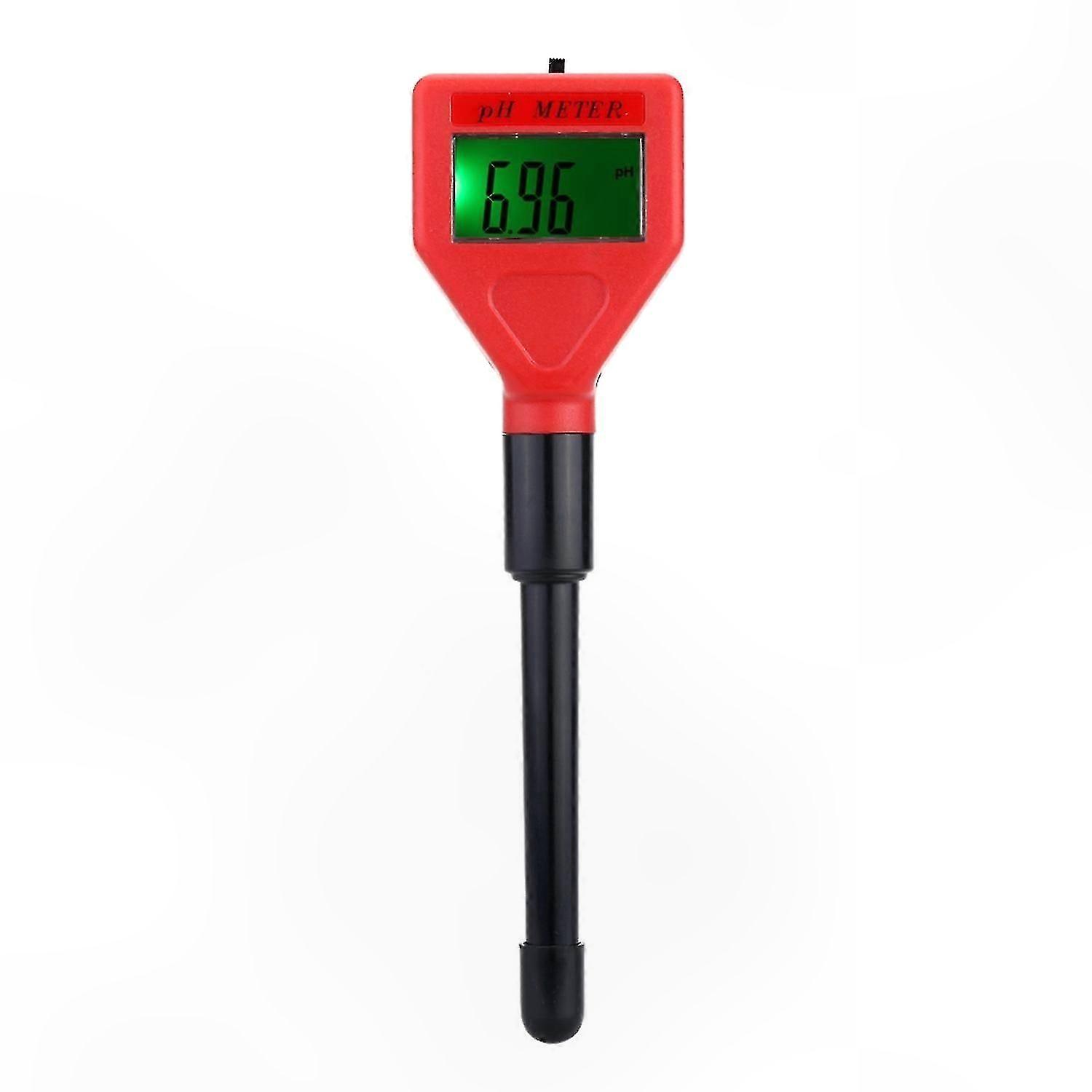 Portable pH Meter with LCD Backlit Display, Professional Pen-Type Acidimeter and pH Electrode for Accurate Testing