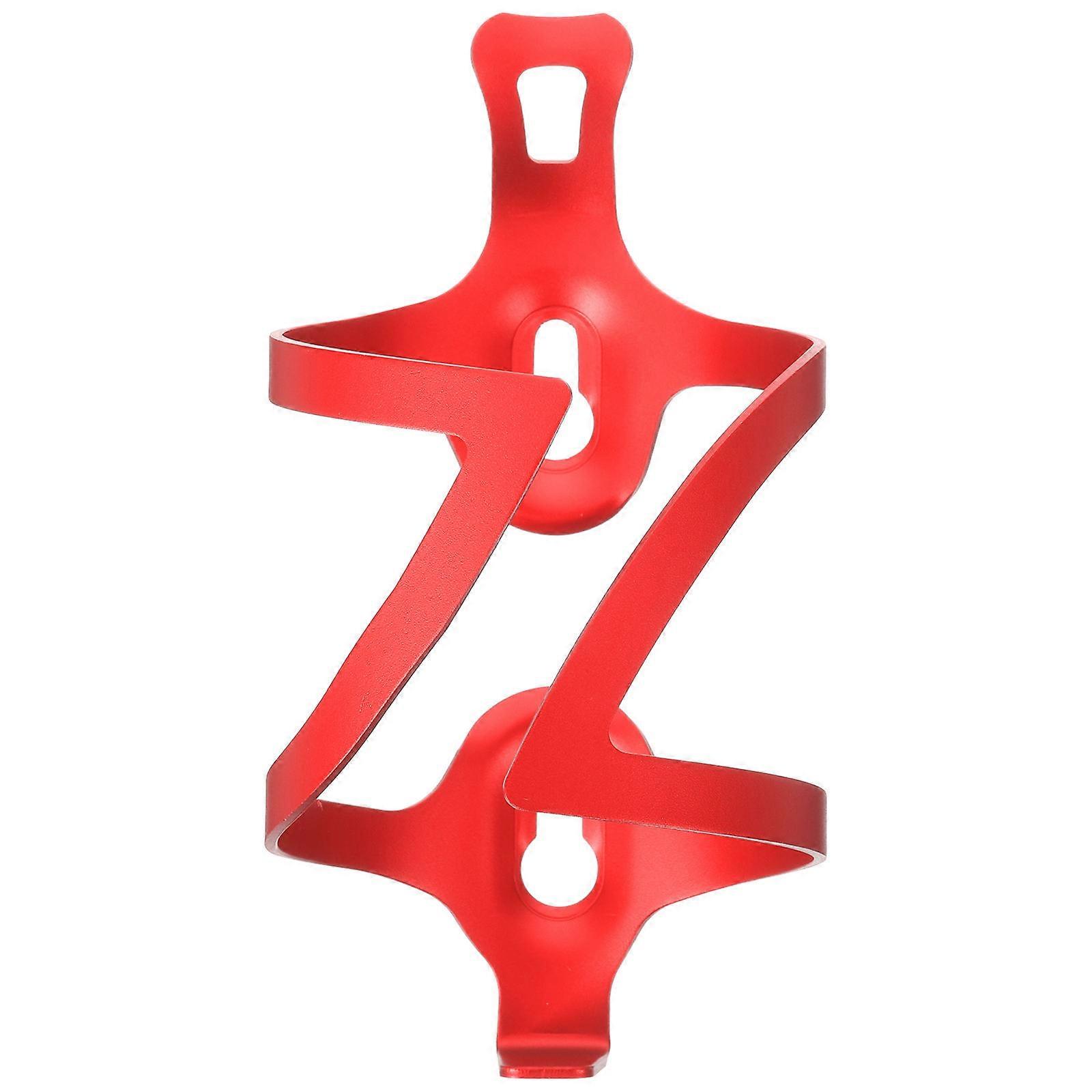 Bicycle Water Bottle Cage Easy Mounting Solution For Cyclists 8 Sets Rectangular Red Aluminum Holder