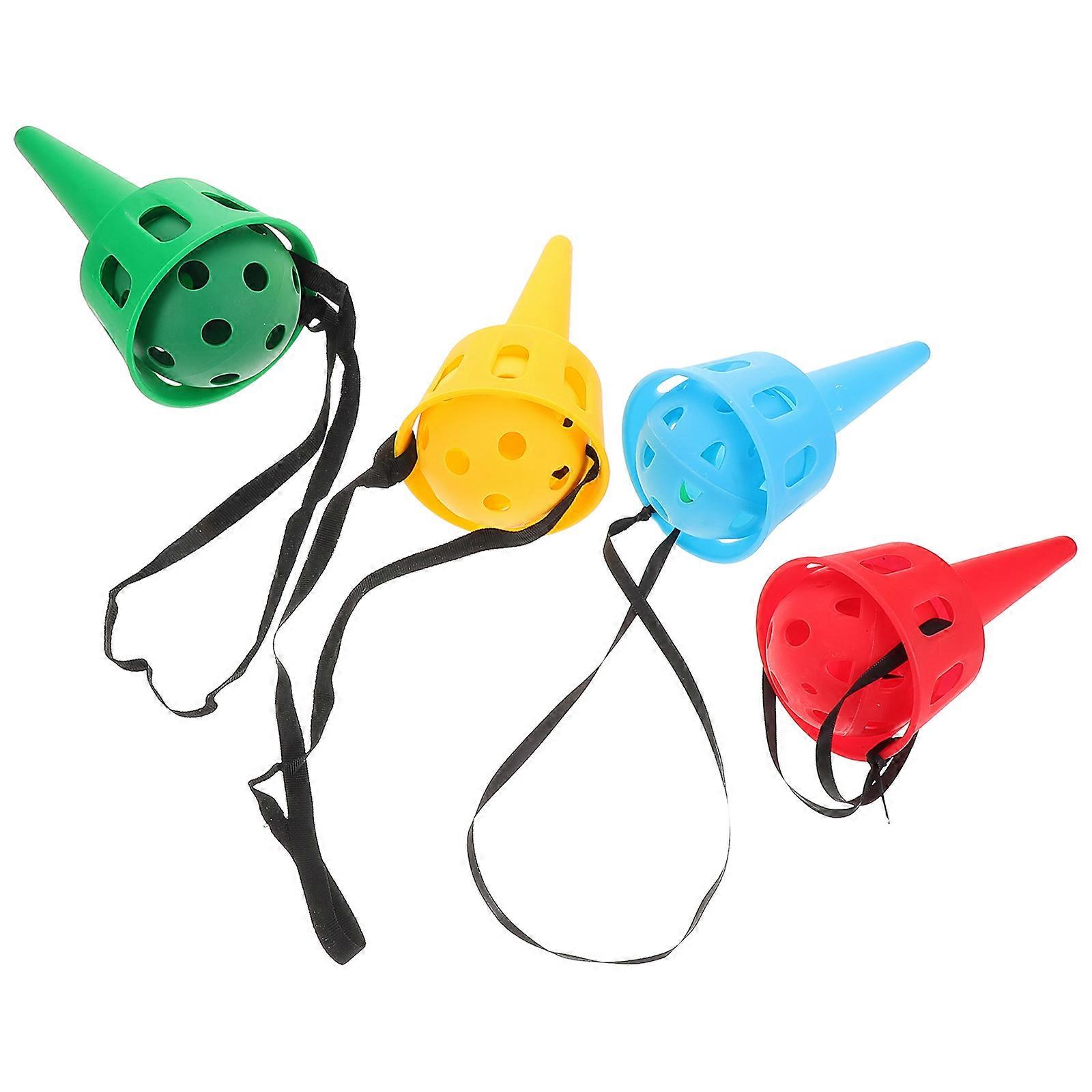 Outdoor Toss and Catch Ball Game Set for Kids Hand Eye Coordination 8Sets