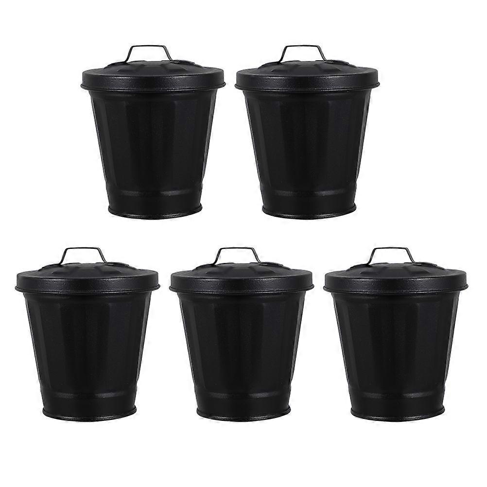 Tiny Trash Organizer Mini Garbage Containers for Desktop Use 10 Pieces
