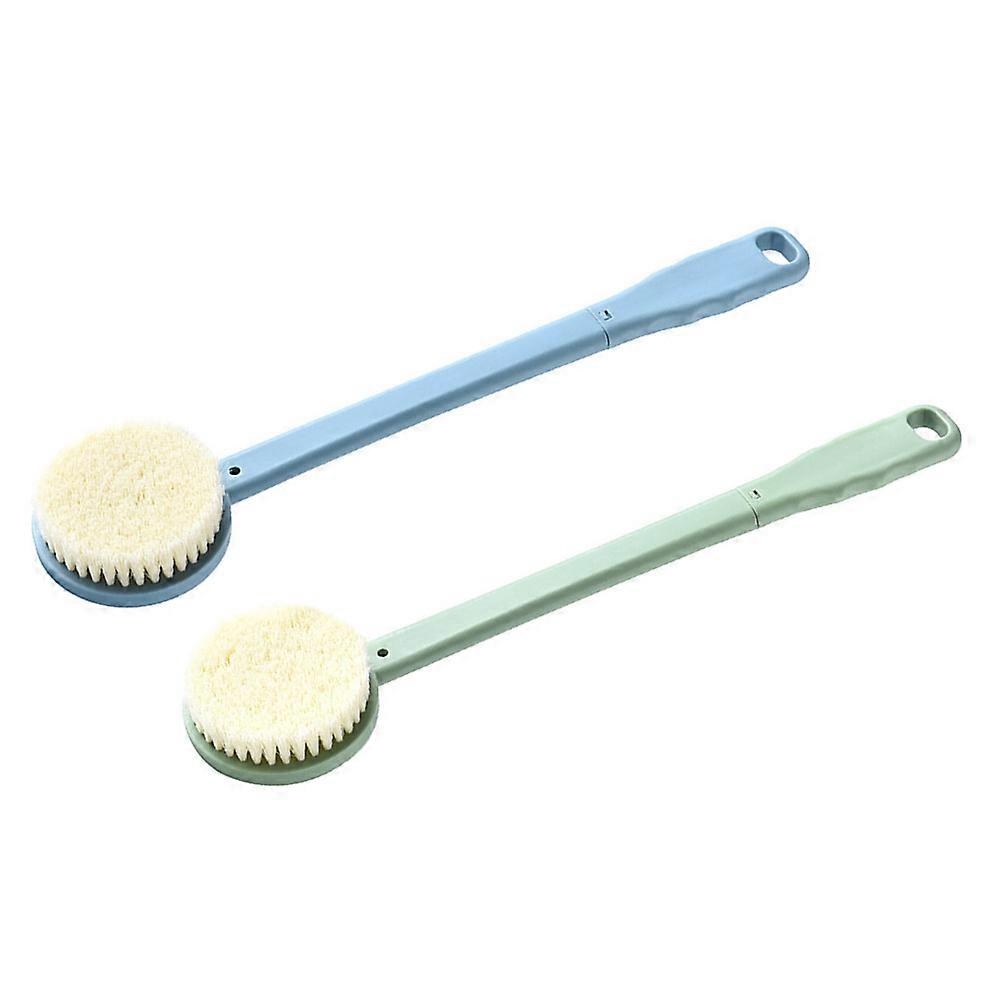 Assorted Color Long Handle Bathing Brushes for Cleaning 4Pcs Practical Scrubbers