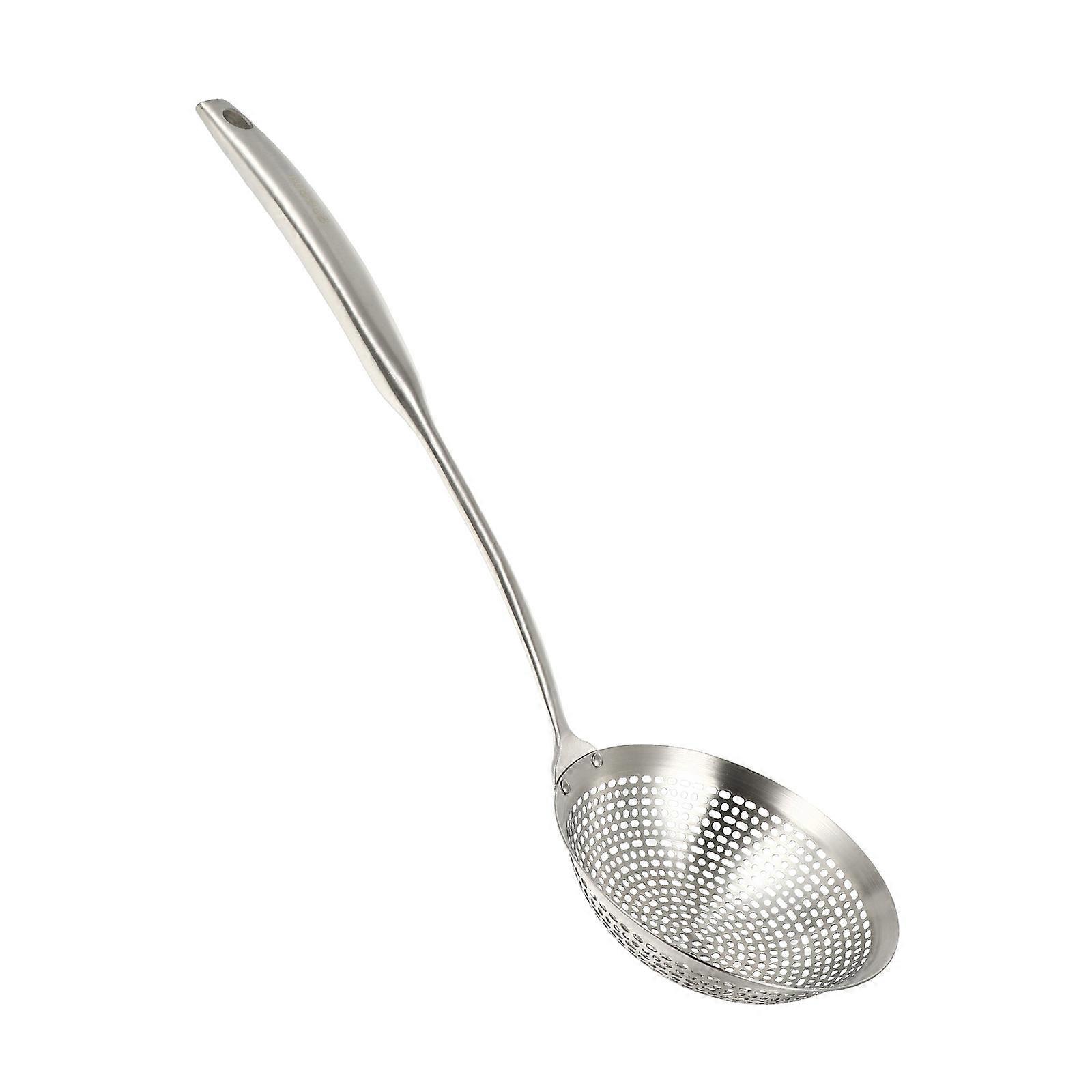 Silver Fine Mesh Stainless Steel Strainer for Kitchen Use 2Pcs Set