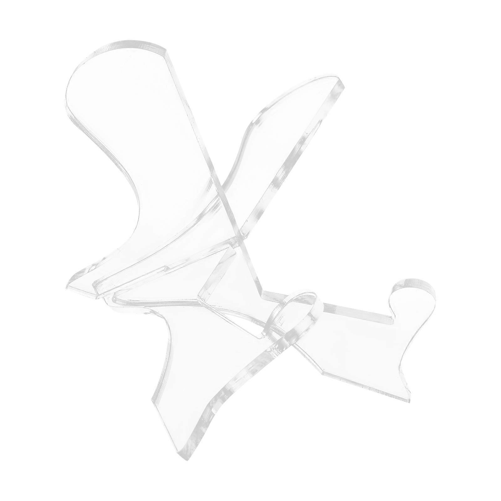 Book Holder Acrylic Cookbook Stand for Storage 2Pcs Kitchen Counter Use