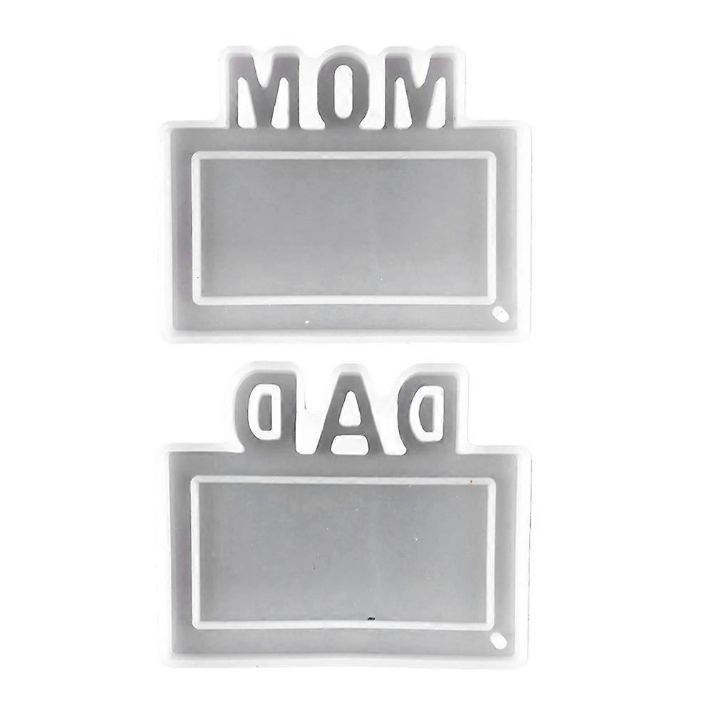 Resin Keychain Mold Silicone Mold for DIY Use 8Pcs Collection