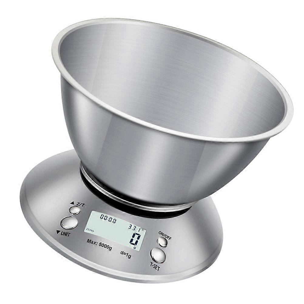 Precise Food Scale Electronic Food Scale for Kitchen Use 2Pcs Silver