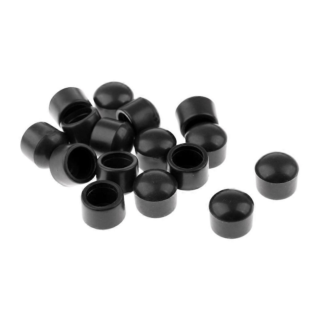 Table Football Rod Cover End Caps Rubber Foosball Accessories 16 Piece Set Compatible with Standard Foosball Rods