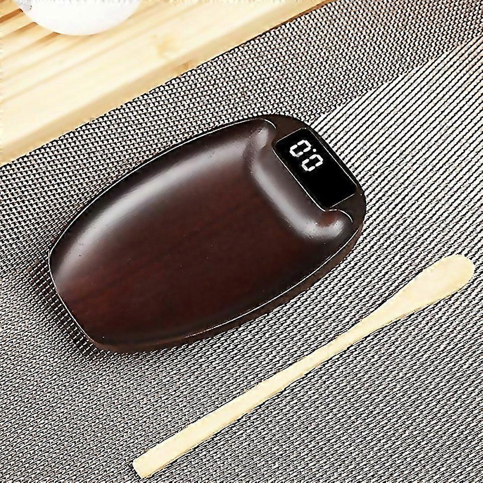 For 100g01g Wood Electronic Tea Coffee Scale Kitchen Bar Scale
