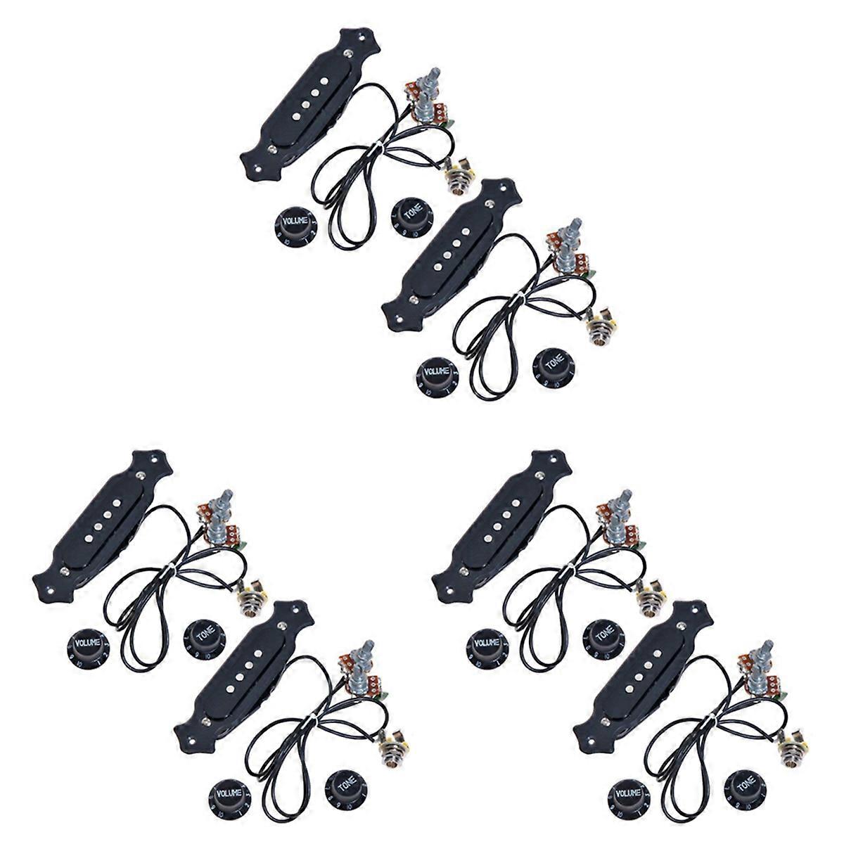 2sets Pre-Wired Guitar Pickup with Volume & Tone