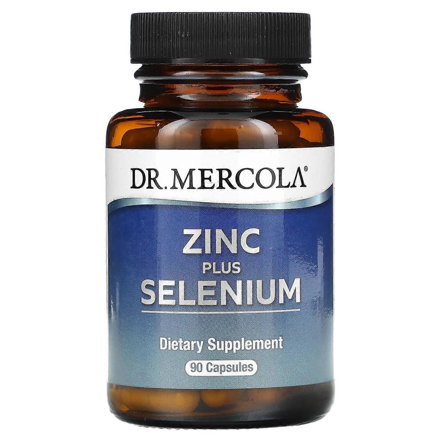 Dr. Mercola, Zinc plus sélénium, 90 gélules