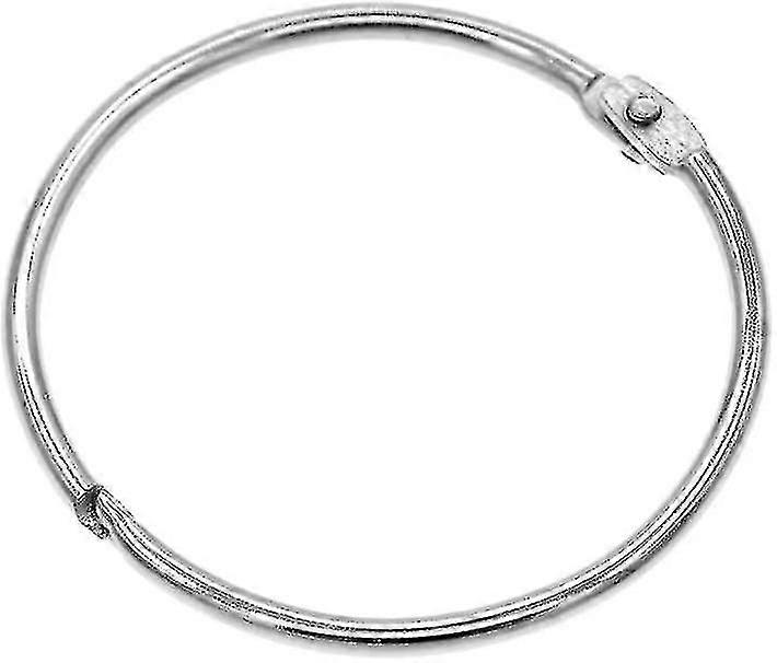 Metal Shower Curtain Ring,20 Pcs Silver Drape Ring Buckles,50mm