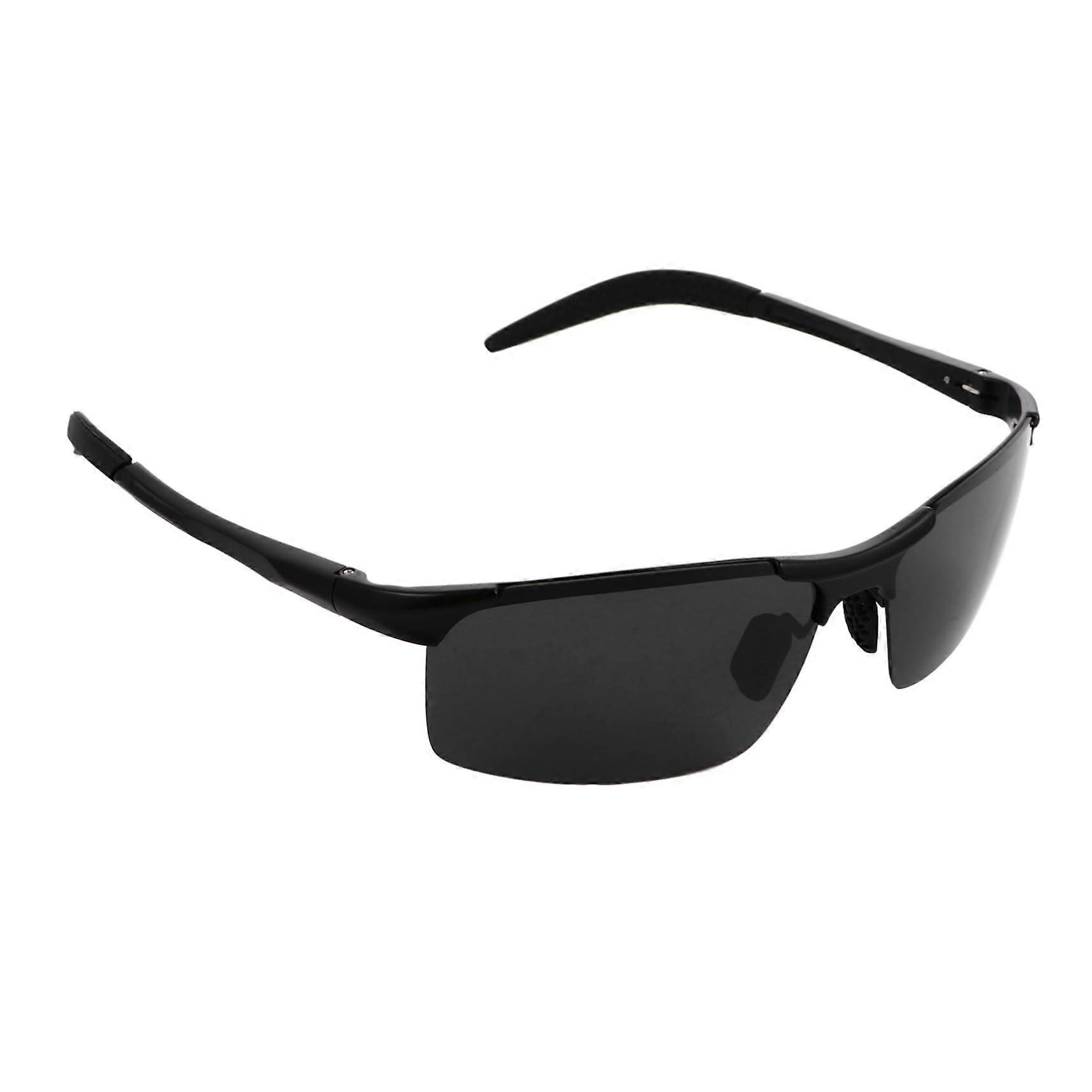 Windproof Polarized Cycling Eyewear For Men Lightweight Aluminum Magnesium Frame Sunglasses UV Protection For Biking
