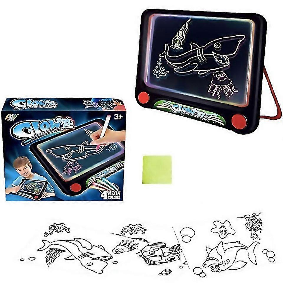 For Multifunctional Luminous 3d Children Drawing Board Without Watercolor Pen Style Luminous Ocean