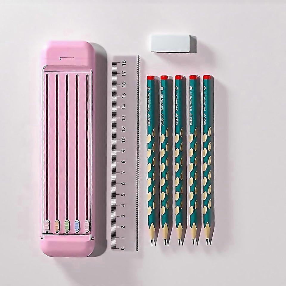 For 4 In 1 Pencil Eraser Ruler Stationery Box