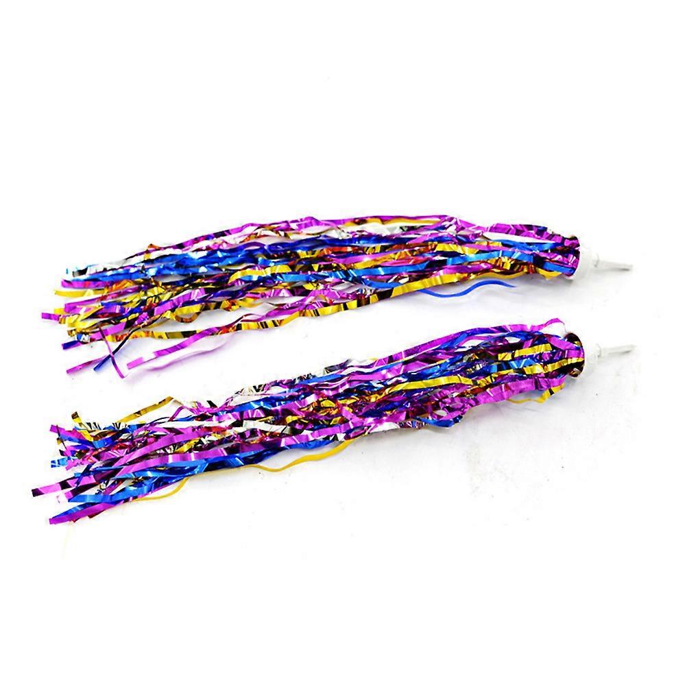 Assorted Color Bike Streamers Child-friendly Design for Riding Kids Bikes 6 Pairs
