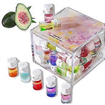 Parfum & Haarolie 2-in-1 Avocado & Camellia Voeding voor Pluizen, 10 PCS Haarparfum voor Vrouwen Langdurig, Haarparfum Olie Set voor Herstel Droog