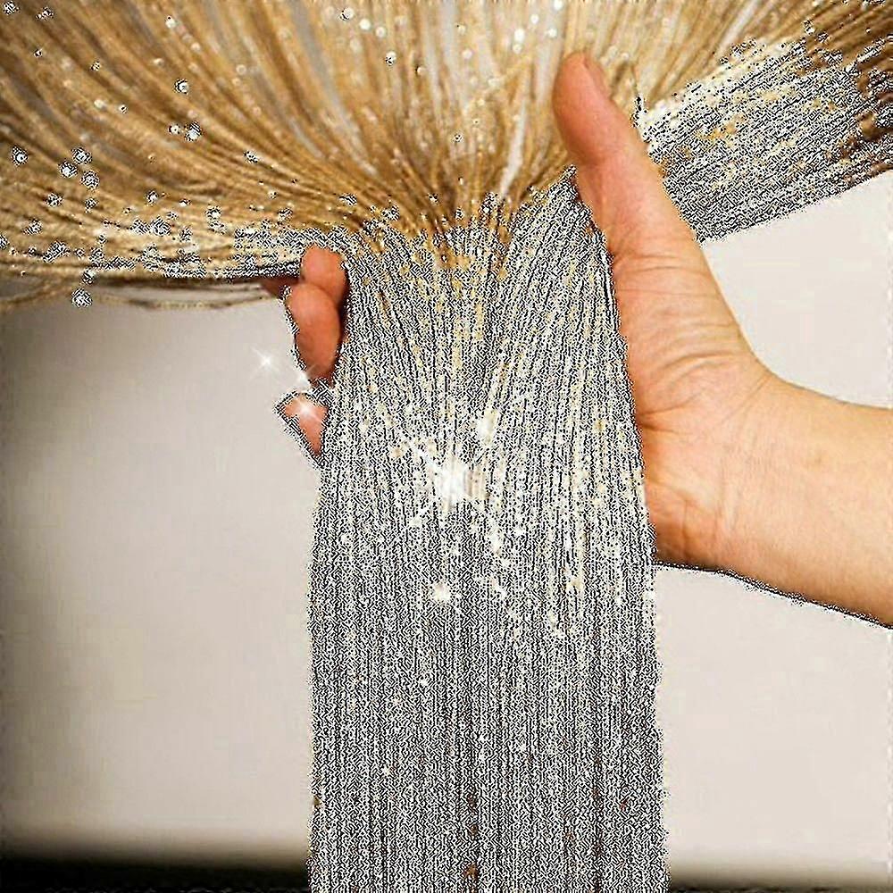 Sparkle String Curtains Window Door Divider Tassels Flying
